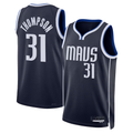 Punc D.Mavericks #31 Klay Thompson Navy Statement Edition Swingman Stitched Jerseys