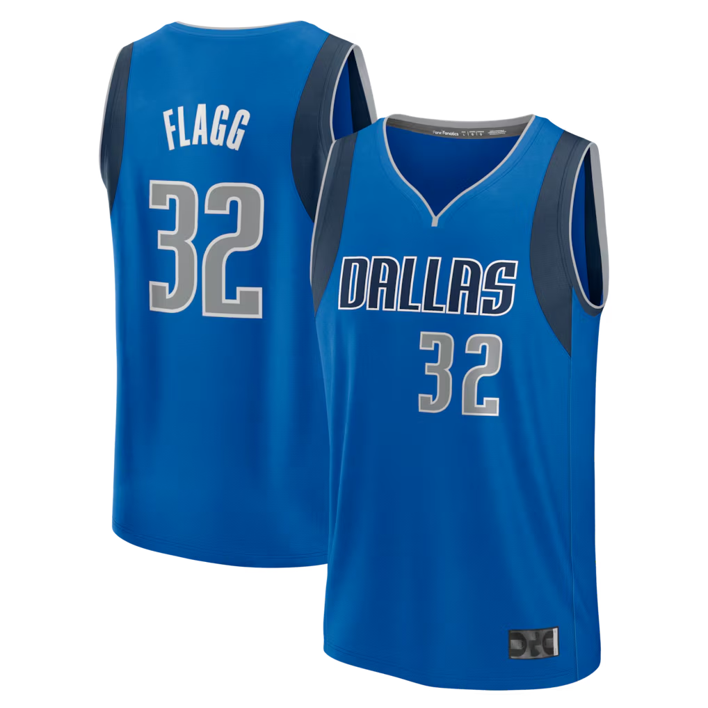 Punc D.Mavericks #32 Cooper Flagg Blue 2025 Draft First Round Pick Fast Break Replica Jerseys - Icon Edition