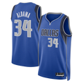 Punc D.Mavericks #34 Santi Aldama Blue Icon Edition Swingman Stitched Jerseys