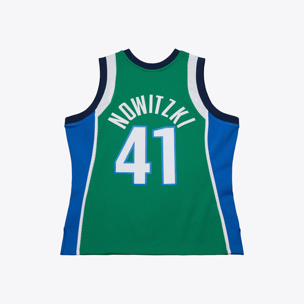 Punc D.Mavericks #41Dirk Nowitzki Mitchell & Ness Swingman Stitched Jerseys 2004