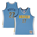 Punc D.Nuggets #27 Jamal Murray Mitchell & Ness Powder Blue 2016-17 Throwback Swingman Jerseys