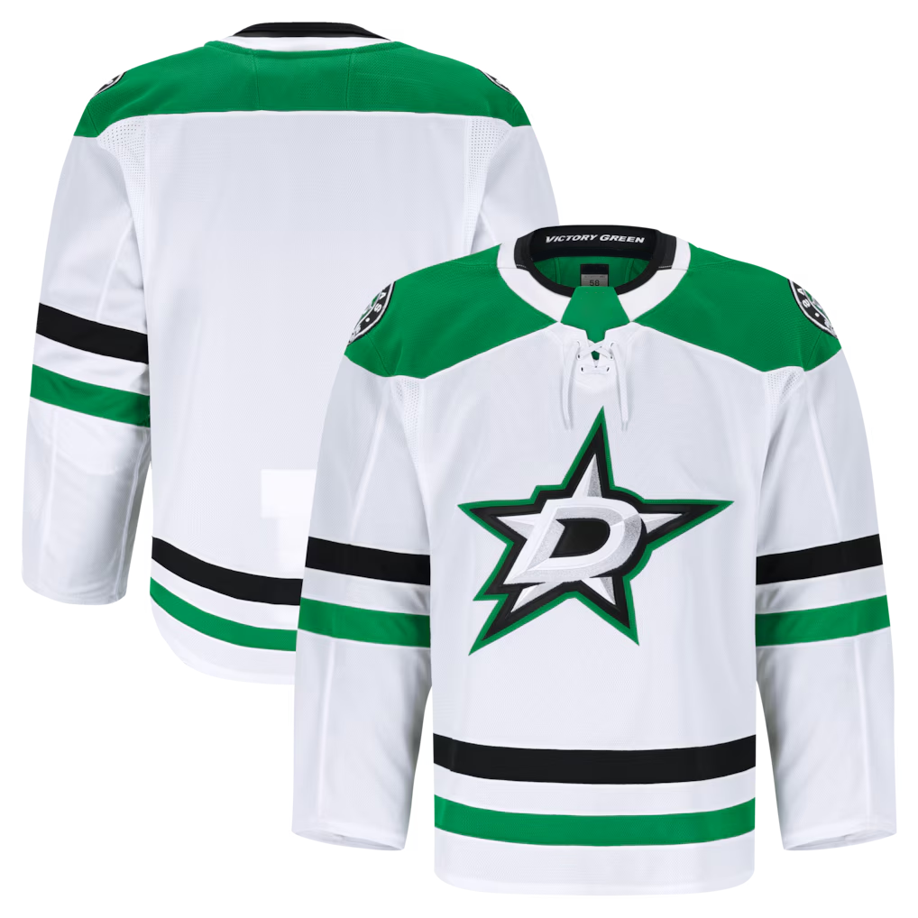 Punc D.Stars White Away Authentic Pro Jerseys