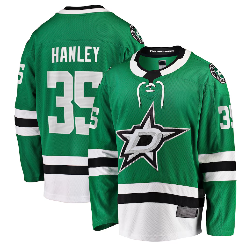Punc D.Stars #35 Joel Hanley Kelly Green Breakaway Player Jerseys