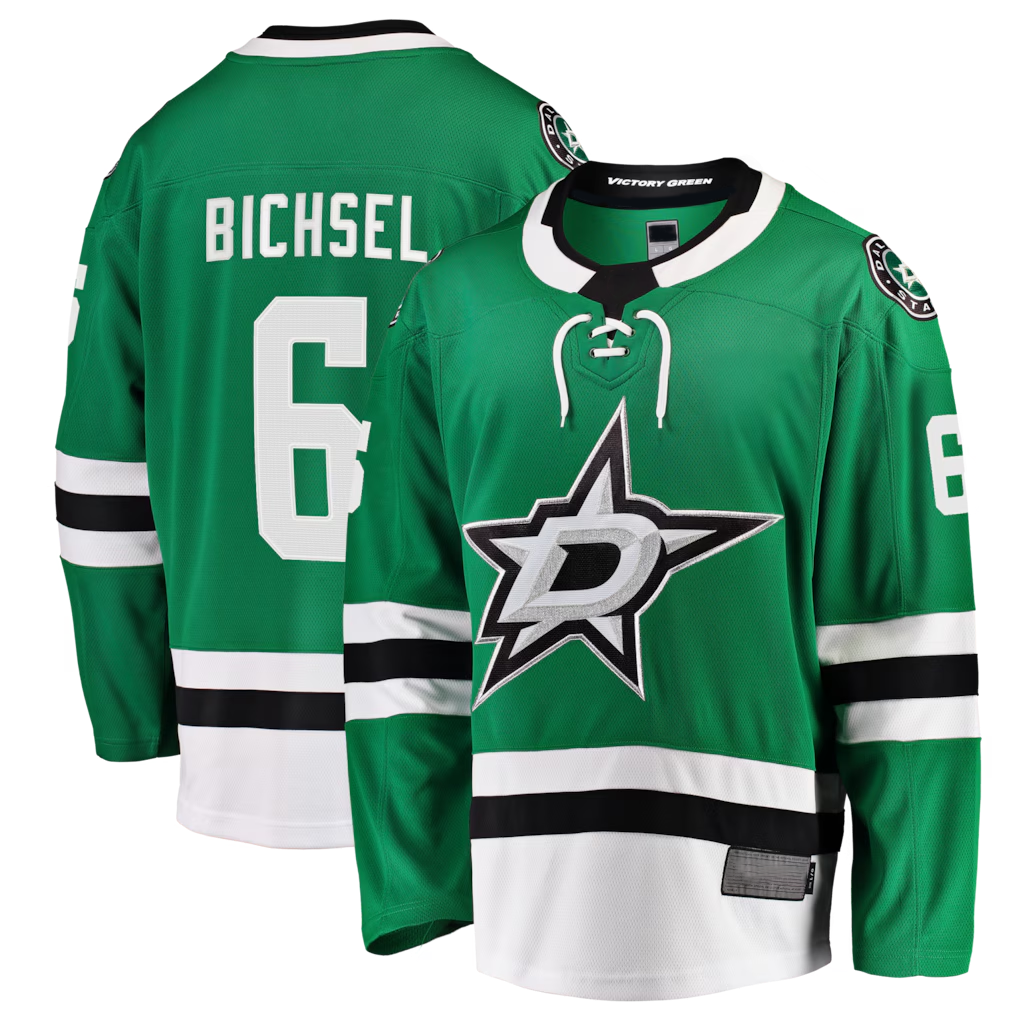 Punc D.Stars #6 Lian Bichsel Kelly Green Home Breakaway Jerseys