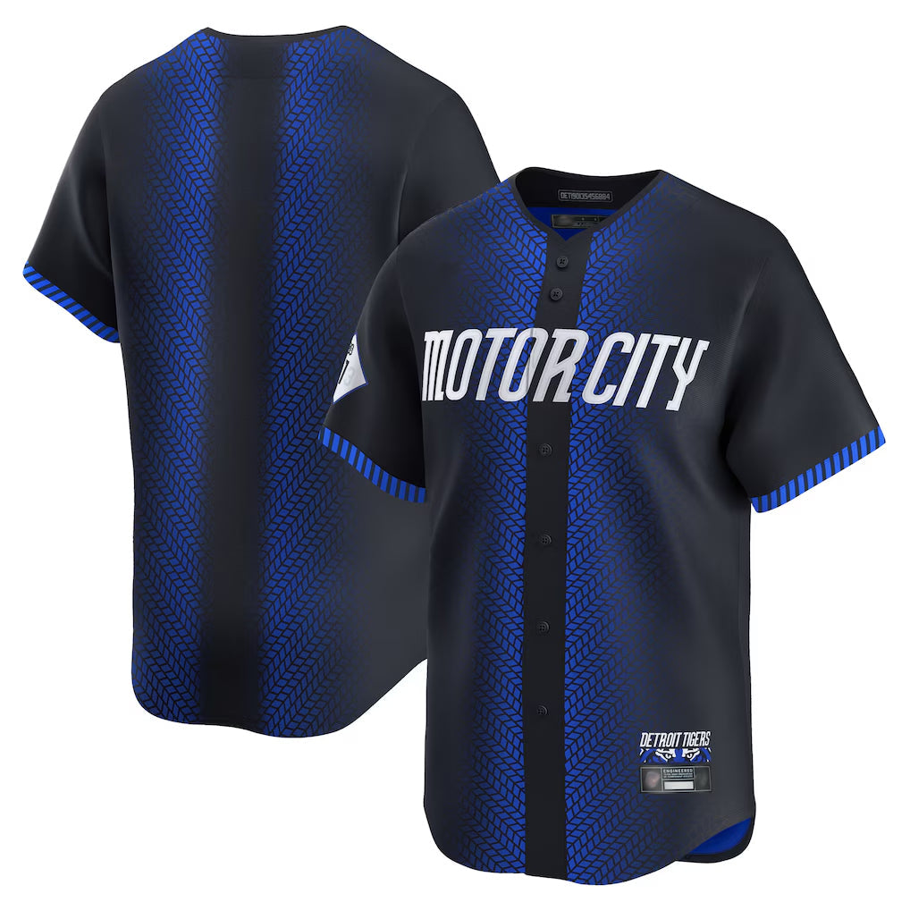 Punc D.Tigers Navy City Connect Home Limited Blank Player Stitched Jerseys