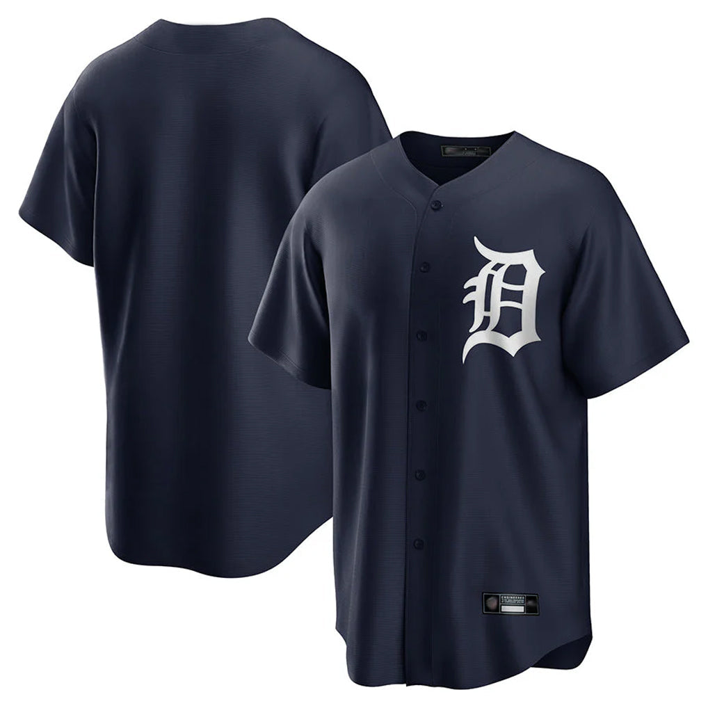 Punc D.Tigers Navy Game Home Blank Player Stitched Jerseys