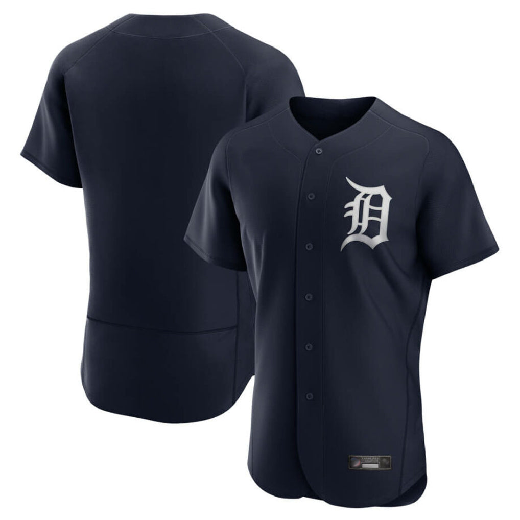 Punc D.Tigers Navy Home Limited Elite Blank Player Stitched Jerseys