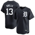 Punc D.Tigers #13 Dillon Dingler Player Navy Home Limited Game Stitched Jerseys