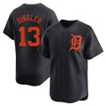 Punc D.Tigers #13 Dillon Dingler Player Navy Home Limited Stitched Jerseys