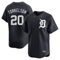 Punc D.Tigers #20 Spencer Torkelson Player Navy Home Limited Game Stitched Jerseys
