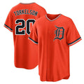 Punc D.Tigers #20 Spencer Torkelson Player Orange Home Game Stitched Jerseys