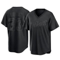 Punc D.Tigers #23 Kirk Gibson Player Black T-shirt Home Game Stitched Jerseys