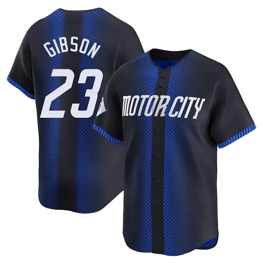 Punc D.Tigers #23 Kirk Gibson Player Navy City Connect Home Limited Stitched Jerseys