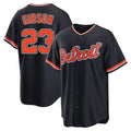 Punc D.Tigers #23 Kirk Gibson Player Navy Home Game Stitched Jerseys