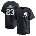 Punc D.Tigers #23 Kirk Gibson Player Navy Home Limited Game Stitched Jerseys