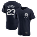 Punc D.Tigers #23 Kirk Gibson Player Navy Limited Elite Home Stitched Jerseys