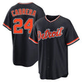 Punc D.Tigers #24 Miguel Cabrera Player Navy Home Game Stitched Jerseys