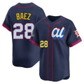 Punc D.Tigers #28 Javier B¨¢ez Player Navy Limited American League All-Star Edition Stitched Jerseys