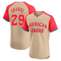 Punc D.Tigers #29 Tarik Skubal Player Cream American League All-Star Limited Elite Home Stitched Jerseys