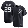 Punc D.Tigers #29 Tarik Skubal Player Navy Home Limited Game Stitched Jerseys
