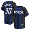 Punc D.Tigers #30 Kerry Carpenter Player Navy City Connect Home Limited Stitched Jerseys