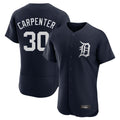 Punc D.Tigers #30 Kerry Carpenter Player Navy Limited Elite Home Stitched Jerseys