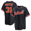 Punc D.Tigers #31 Riley Greene Player Navy Home Game Stitched Jerseys
