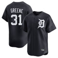Punc D.Tigers #31 Riley Greene Player Navy Home Limited Game Stitched Jerseys