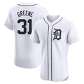 Punc D.Tigers #31 Riley Greene Player White Limited Elite Home Stitched Jerseys