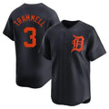 Punc D.Tigers #3 Alan Trammell Player Navy Home Limited Stitched Jerseys