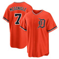 Punc D.Tigers #7 Kevin McGonigle Player Orange Home Game Stitched Jerseys
