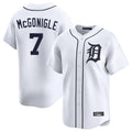 Punc D.Tigers #7 Kevin McGonigle Player White Home Limited Stitched Jerseys
