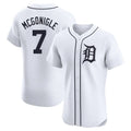 Punc D.Tigers #7 Kevin McGonigle Player White Limited Elite Home Stitched Jerseys