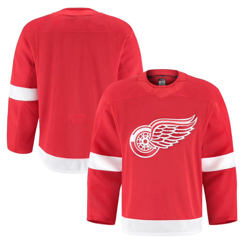 Punc D.Red wings Red Home Authentic Pro Jersey