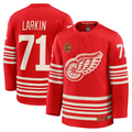 Punc D.Red wings #71 Dylan Larkin Red Centennial Premium Player Jerseys