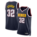 Punc D.Nuggets #32 Aaron Gordon Navy Swingman Replica Jerseys - Icon Edition