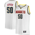 Punc D.Nuggets #50 Aaron Gordon White Fast Break Player Jerseys - Association Edition
