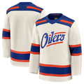 Punc E.Oilers Light Beige Alternate Premium Jerseys