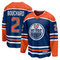Punc E.Oilers #2 Evan Bouchard Royal Home Breakaway Player Jerseys