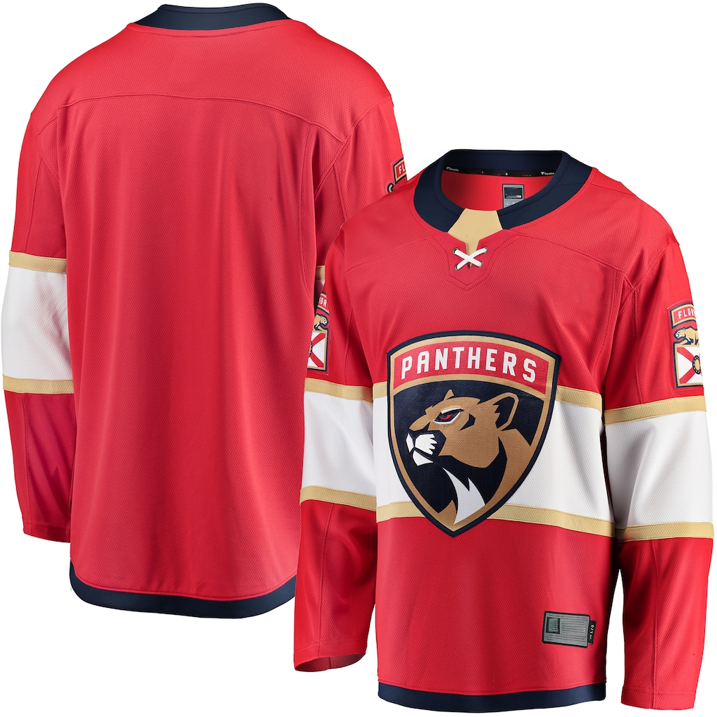 Punc F.Panthers Red Breakaway Home Jerseys