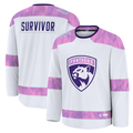Punc F.Panthers White Hockey Fights Cancer Survivor Practice Jerseys