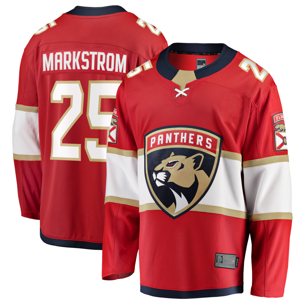 Punc F.Panthers #29 Jacob Markstrom Red Home Breakaway Jerseys