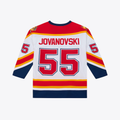 Punc F.Panthers #55 Ed Jovanovski Mitchell & Ness White 1996 Power Play Jerseys