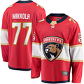 Punc F.Panthers #77 Niko Mikkola Red Premier Breakaway Player Jerseys