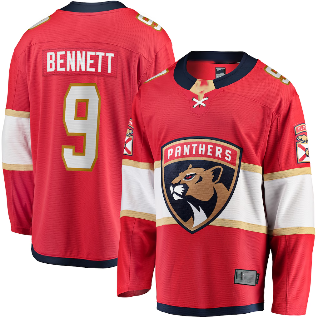 Punc F.Panthers #9 Sam Bennett Red Home Breakaway Replica Jerseys
