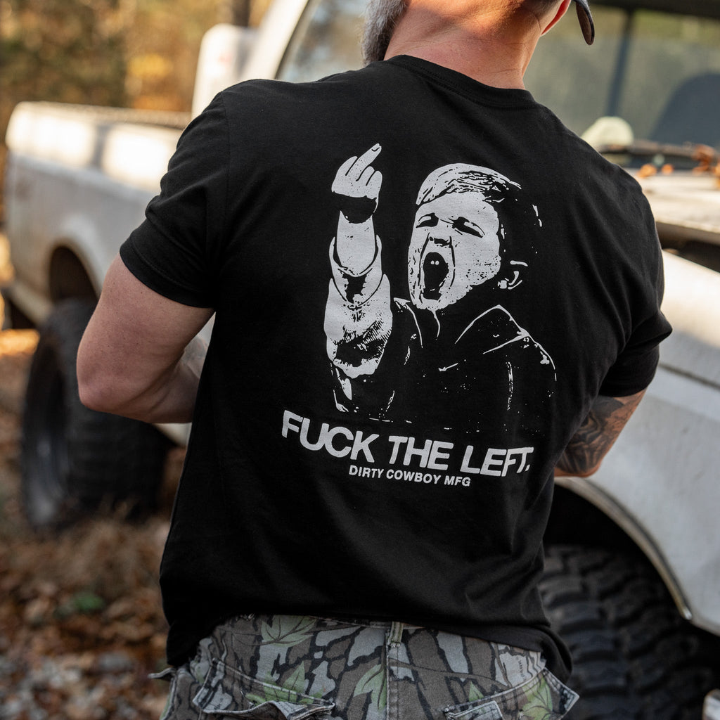 Crovyie cheap jerseys Ordering F*ck The Left Men's T-Shirt