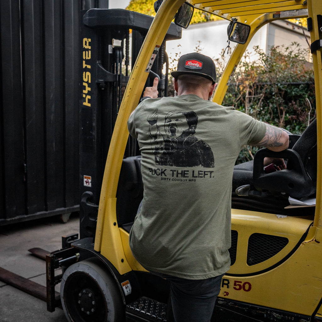 Crovyie cheap jerseys Ordering F*ck The Left Men's T-Shirt