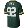 Punc GB.Packers 2010 #92 Reggie White Mitchell & Ness Green Big & Tall 1996 Retired Player Replica Stitched Puhic Jersey