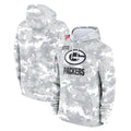 Punc GB.Packers Arctic Camo Salute to Service Hoodies Limited Game Blank Player Stitched Jerseys