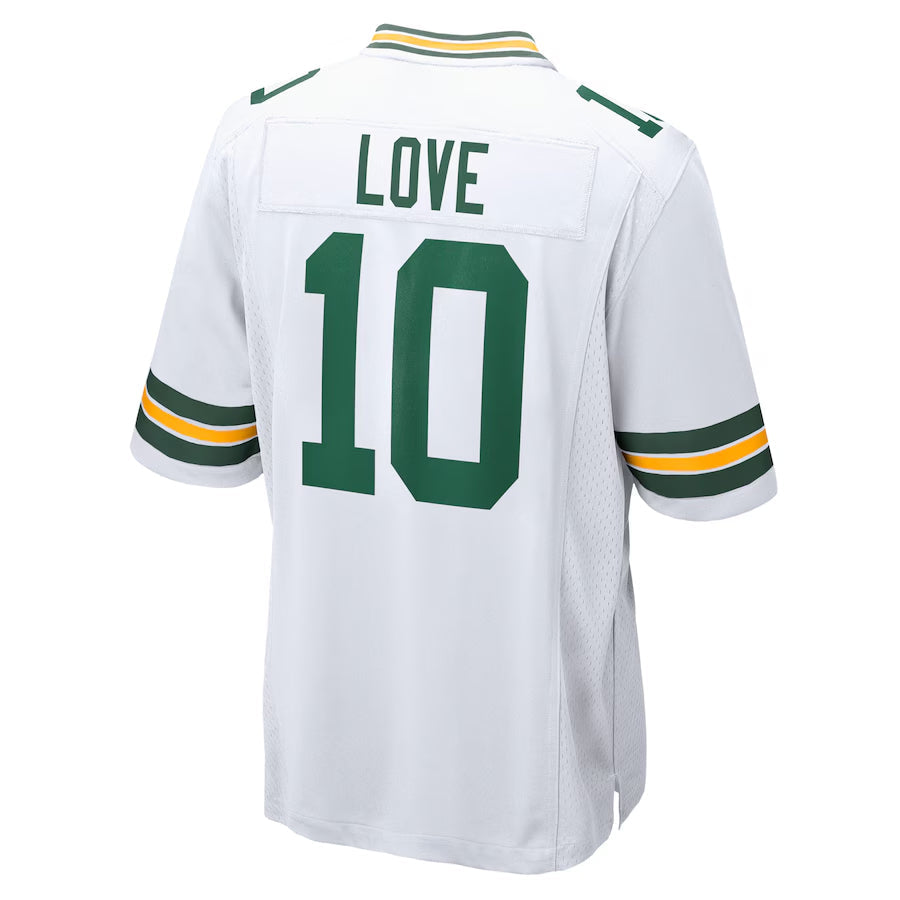 Punc GB.Packers #10 Jordan Love Player White Home Game Stitched Jerseys